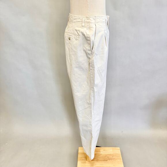 Vintage 90s Westbound khaki high waist chino Size 10 straight leg pleated - Picture 9 of 13